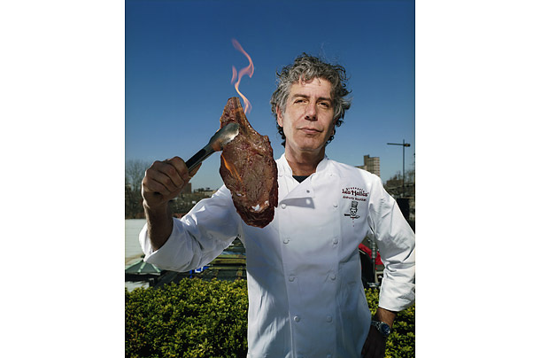 A graduate of the Culinary Institute of America, Bourdain has worked in kitchens for more than 20 years, as everything from dishwasher, prep drone and line cook to executive chef. 
