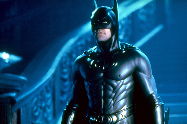 As the iconic hero Batman, Clooney played opposite Arnold Schwarzenegger, Uma Thurman, Chris O'Donnell and Alicia Silverstone in the fourth film of the series, YEARTK's [ITALIC 