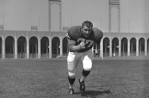 In 1958, John Madden began his pro football career as a Tackle for the Philadelphia Eagles. A year later a knee injury sustained in training camp ended his career as a player.