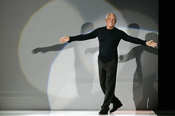 Still working in his seventies, Armani will always represent the finest in elegant, practical clothing. 