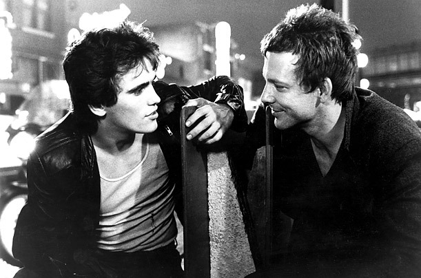As Matt Dillon's enigmatic older brother in Francis Ford Coppola's Rumblefish, Rourke earned critical praise.