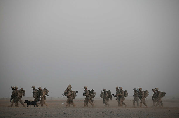 U.S. Marines take part in a large operation to retake parts of Southern Helmand Province from the Taliban.
