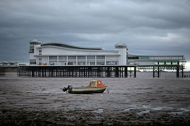 Desolation

A boat sits on the beach at low tide near the rebuilt Weston Grand Pier in Weston-super-Mare, England.