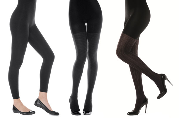 Assets by Sara Blakely Solid Terrific Tights (158B) 1/Black at   Women's Clothing store
