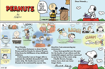 A Brief History of Charles Schulz's 'Peanuts' Comic Strip - TIME