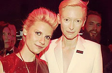 Claire Danes and Tilda Swinton looking lovely as ever at the TIME100 Gala.