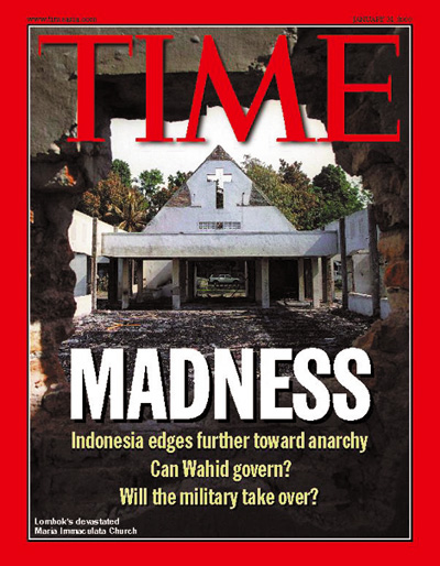 Indonesia edges further toward anarchy. Can Wahid govern? Will the military take over?