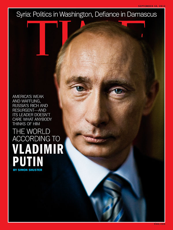 Photograph of Russia's President Vladimir Putin