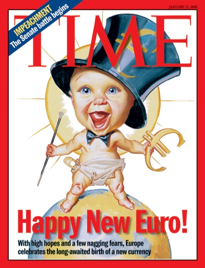 With high hopes and a few nagging fears, Europe celebrates the long-awaited birth of a new currency