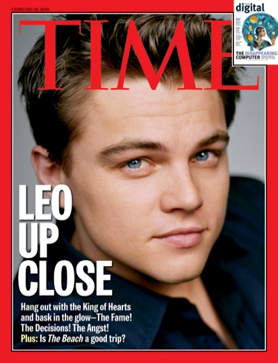 A close-up photo of Leonardo Di Caprio