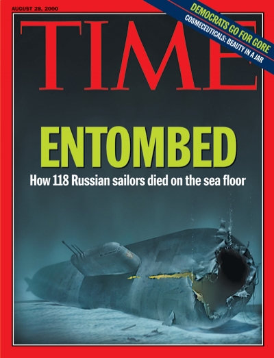 The wreck of the Kursk