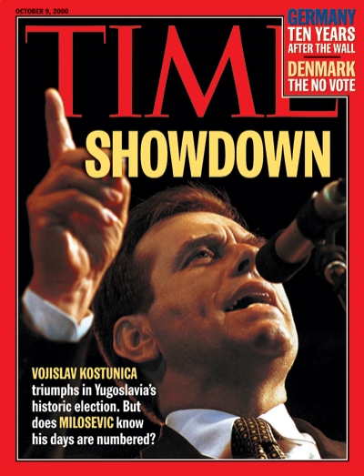 Slobodan Milosevic, the autocratic architect of four Balkan wars, clings desperately to power after a humiliating poll defeat at the hands of a law professor