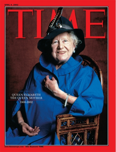 TIME Magazine Cover: Queen Elizabeth The Queen Mother 1900-2002 -- Apr. 8, 2002