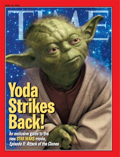 Star Wars character Yoda in 