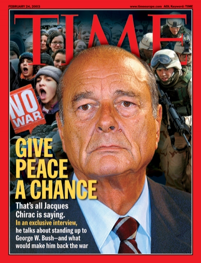 That's all Jacques Chirac is saying. In an exclusive interview, he talks about standing up to George W. Bush—and what would make him back the war
