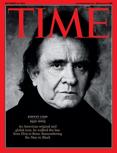 A portrait of Johnny Cash