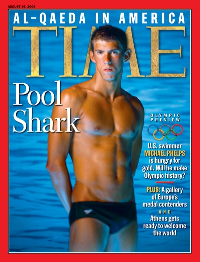 A picture of Michael Phelps.