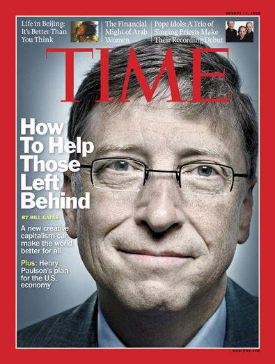 Close-up of Bill Gates