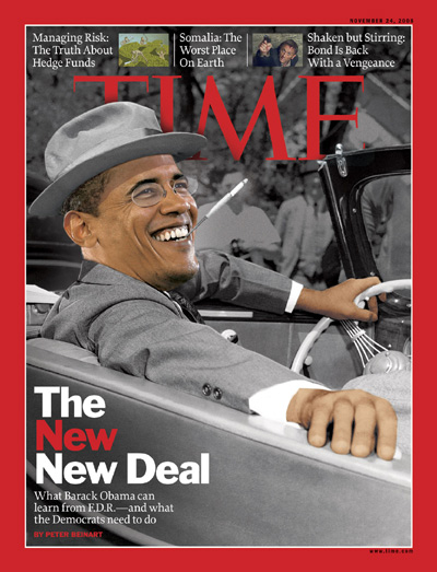 Barack Obama as Franklin D. Roosevelt