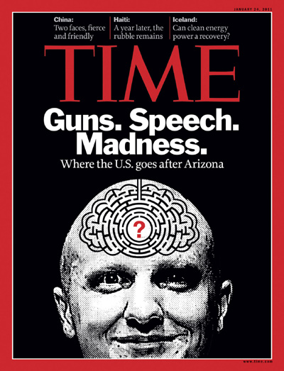 Jared Loughner with maze for brain