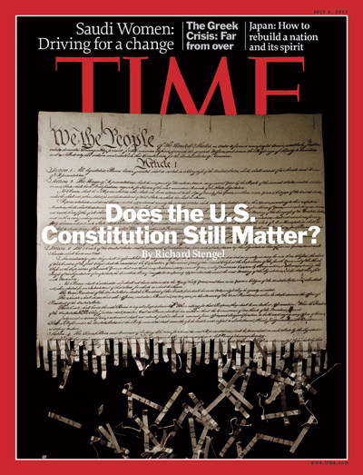 U.S. constitution shredded