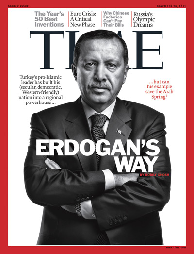 A closeup of Turkey Prime Minister Recep Tayyip Erdogan