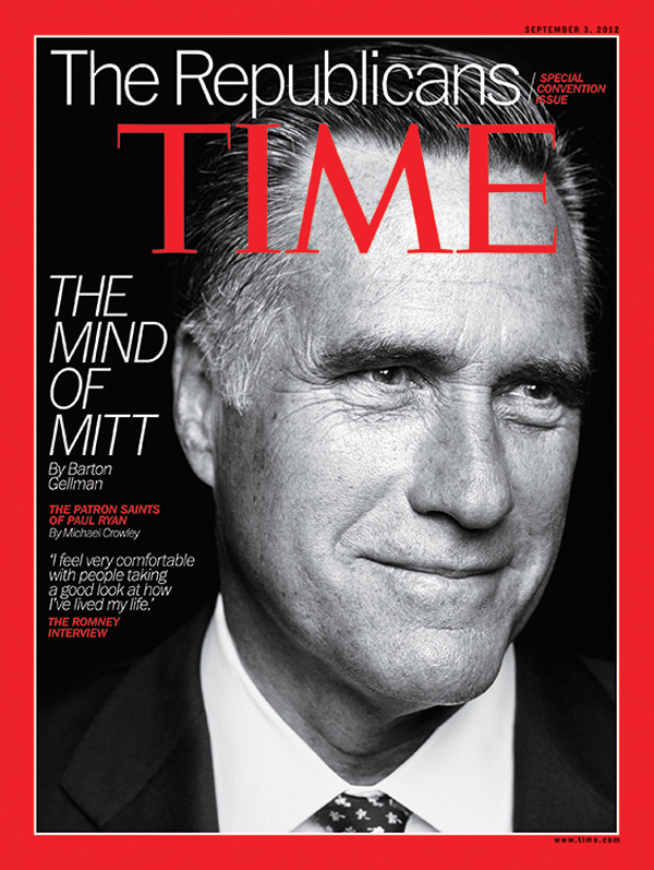 Close up of Mitt Romney
