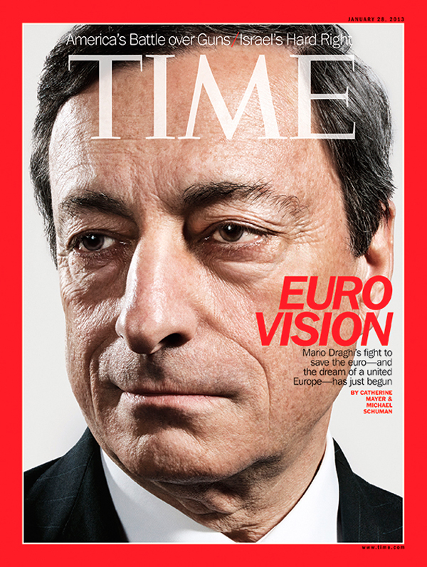 Headshot of Mario Draghi