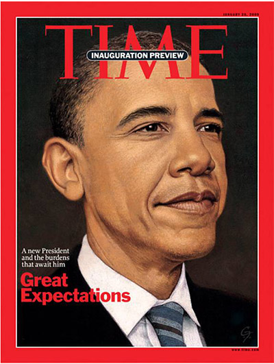 Portrait of President-elect Barack Obama