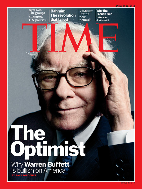 Portrait of Warren Buffett