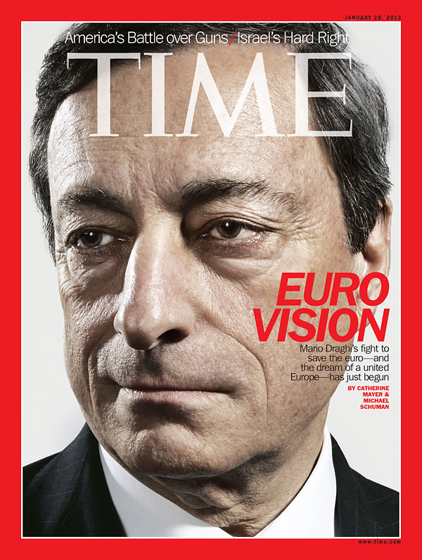 headshot of Mario Draghi