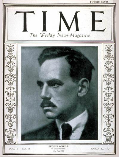 TIME Magazine Cover: Eugene O'Neill -- Mar. 17, 1924