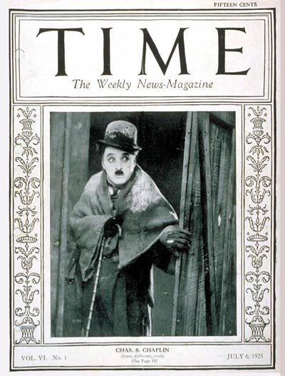 TIME Magazine Cover: Charlie Chaplin -- July 6, 1925