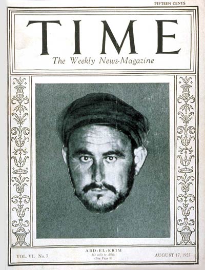 TIME Magazine Cover: Abd-el-Krim -- Aug. 17, 1925