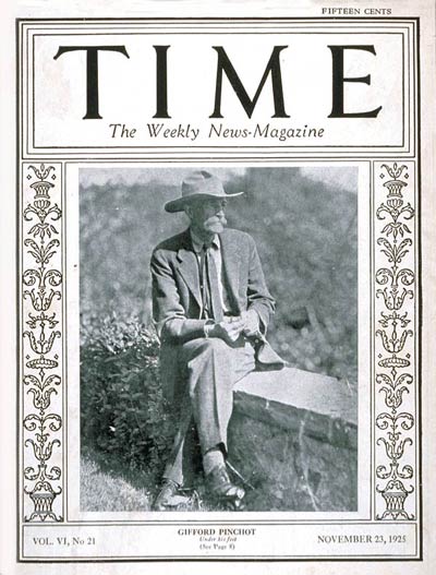 TIME Magazine Cover: Governor Gifford Pinchot -- Nov. 23, 1925