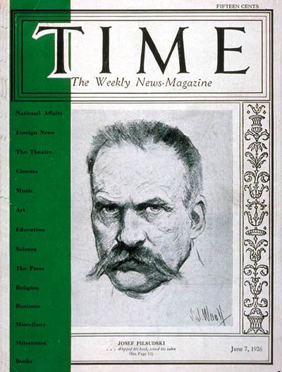 TIME Magazine Cover: Marshall Pilsudski -- June 7, 1926