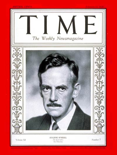 TIME Magazine Cover: Eugene O'Neill -- Feb. 13, 1928