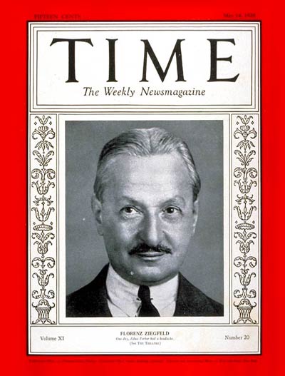 TIME Magazine Cover: Florenz Ziegfeld -- May 14, 1928