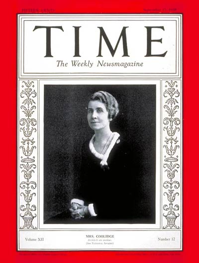 First Lady Grace Coolidge