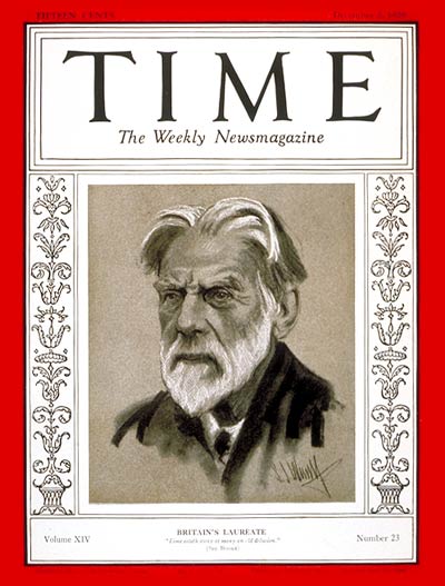 TIME Magazine Cover: Robert Bridges -- Dec. 2, 1929