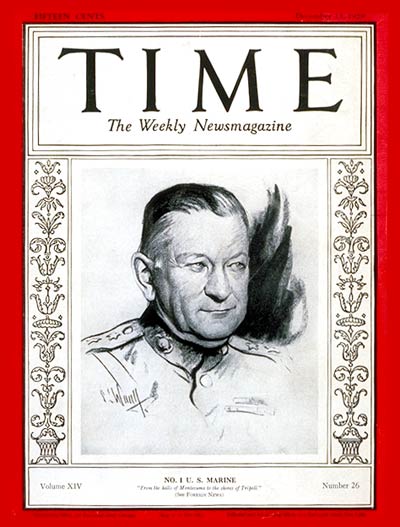 TIME Magazine Cover: Major General Neville -- Dec. 23, 1929