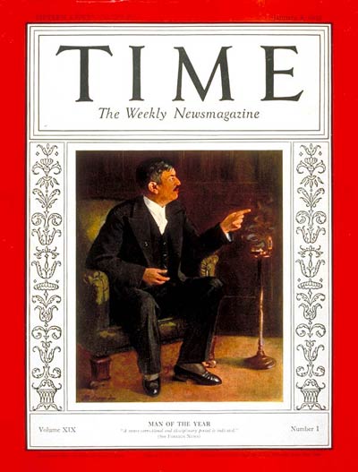 TIME Magazine Cover: Pierre Laval, Man of the Year -- Jan. 4, 1932