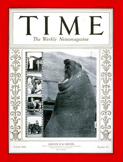 TIME Magazine Cover: The Circus -- Apr. 18, 1932