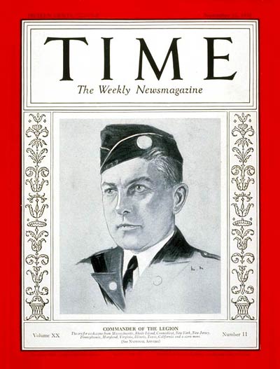 TIME Magazine Cover: Henry L. Stevens Jr. -- Sep. 12, 1932
