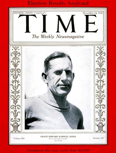 TIME Magazine Cover: Howard H. Jones -- Nov. 14, 1932