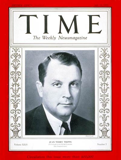 TIME Magazine Cover: Juan Trippe -- July 31, 1933