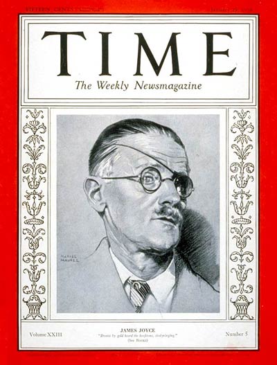 TIME Magazine Cover: James Joyce -- Jan. 29, 1934