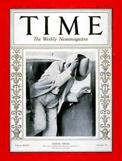 TIME Magazine Cover: Samuel Insull -- May 14, 1934