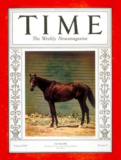 TIME Magazine Cover: Cavalcade -- Aug. 20, 1934