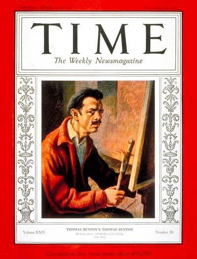 TIME Magazine Cover: Thomas Hart Benton -- Dec. 24, 1934